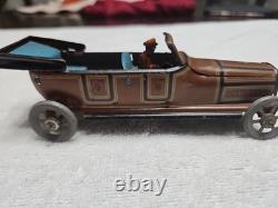 Antique German Penny Toy touring Car by George Fischer c. 1915 BB2