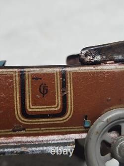 Antique German Penny Toy touring Car by George Fischer c. 1915 BB2