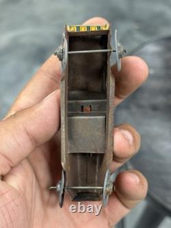 Antique German Tin Lithograph Chauffeur Limousine Toy Car Driver c1910