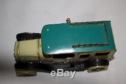Antique Germant HANS EBERL LIMOUSINE TAXI CAR Tin Wind Up Toy Exquisite