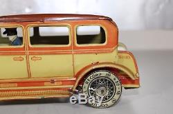 Antique Germany 1920s Karl Bub Tin Litho Toy Wind Up Limo Car No Distler Tippco