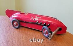 Antique Kingston Products Kokomo Electricar Stream-lined Red Arrow Racer Car 3