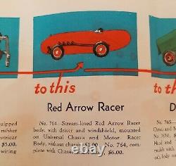 Antique Kingston Products Kokomo Electricar Stream-lined Red Arrow Racer Car 3