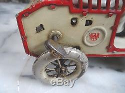 Antique LEHMANN TIN TOY WIND UP CAR TUT TUT Litho made in Germany