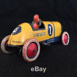 Antique Lehmann Tin Toy Galop Race Car. Circa 1930. Superb Condition