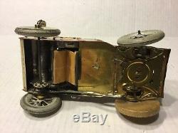 Antique Lehmann Tut Tut Tin Litho Clockwork Car Lot Very Rare