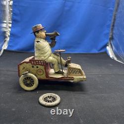 Antique Lehmann Tut Tut Tin Toy Wind-Up Car Germany 1903 A3C Not Working