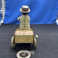 Antique Lehmann Tut Tut Tin Toy Wind-Up Car Germany 1903 A3C Not Working
