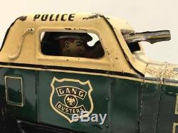 Antique Marx Police Gang Busters Car