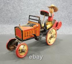 Antique Marx Whoopie Car Tin Litho Windup WithOriginal Box Works