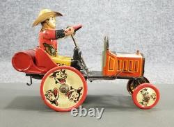 Antique Marx Whoopie Car Tin Litho Windup WithOriginal Box Works