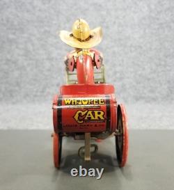 Antique Marx Whoopie Car Tin Litho Windup WithOriginal Box Works