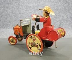 Antique Marx Whoopie Car Tin Litho Windup WithOriginal Box Works