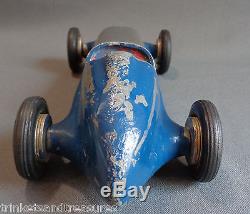 Antique Metal Toy Car Indianapolis Motor Speedway Clabber Girl SPL Firestone