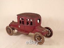 Antique Original Cast Iron Car Automobile Bank, Arcade Hubley Stevens Kenton
