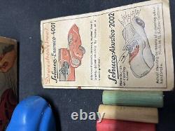 Antique Schuco Telesteering Blue Wind-Up Car 3000 with Original Box & Instructions