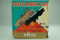 Antique Space Patrol Car T. N. Brand (Nomura) Battery Operated c1959 PA112