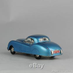 #Antique Tin Toy# DIstler Battery Jaguar Western Germany Sports Car Lithography