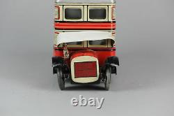 #Antique Tin Toy# Gunthermann Clockwork Double Decker bus Pre War Germany Car