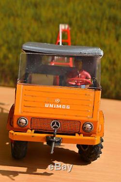 #Antique Tin Toy# Tippco Mercedes Unimog Truck Car Germany TCO Old Rare