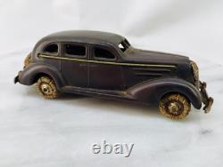 Antique Vintage Cast Metal Composite Toy Wind Up Car