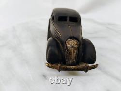 Antique Vintage Cast Metal Composite Toy Wind Up Car