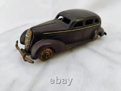 Antique Vintage Cast Metal Composite Toy Wind Up Car