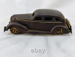 Antique Vintage Cast Metal Composite Toy Wind Up Car