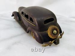 Antique Vintage Cast Metal Composite Toy Wind Up Car