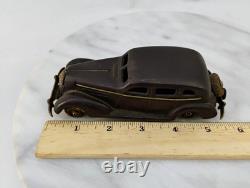 Antique Vintage Cast Metal Composite Toy Wind Up Car