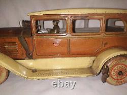 Antique Vintage Tinplate Toy Car Winding Limousine Karl Bub Germany 1920 Rare