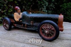 Antique model of the race car collector Bugatti shop playroom over 2 feet long