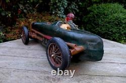 Antique model of the race car collector Bugatti shop playroom over 2 feet long