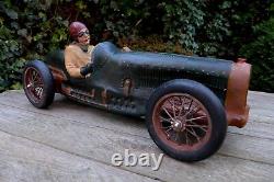 Antique model of the race car collector Bugatti shop playroom over 2 feet long