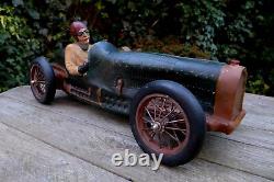 Antique model of the race car collector Bugatti shop playroom over 2 feet long