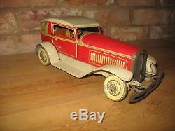 Art Deco Tippco Coupe Car 1930 Germany Tin Litho Toy Tinplate Antique Tipp Co