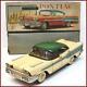Asahi Toy Pontiac White/Green Tin FriXion Miniature Car
