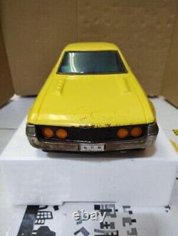 Asahi Toy Tin Toy Car Toyota Celica Daruma Yellow F/S FEDEX 2504