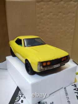 Asahi Toy Tin Toy Car Toyota Celica Daruma Yellow F/S FEDEX 2504