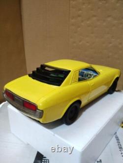 Asahi Toy Tin Toy Car Toyota Celica Daruma Yellow F/S FEDEX 2504