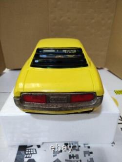 Asahi Toy Tin Toy Car Toyota Celica Daruma Yellow F/S FEDEX 2504