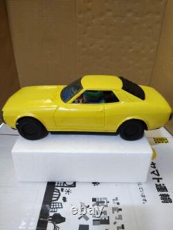 Asahi Toy Tin Toy Car Toyota Celica Daruma Yellow F/S FEDEX 2504