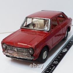 Asahi Toys Datsun Sunny 1000 red friction Tin minicar Super Rare