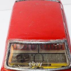 Asahi Toys Datsun Sunny 1000 red friction Tin minicar Super Rare