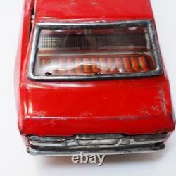 Asahi Toys Datsun Sunny 1000 red friction Tin minicar Super Rare