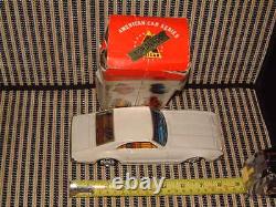 BANDAI FRICTION DRIVE TIN OLDS' TORONADO AMERICAN CAR SERIES WithBOX. WORKING