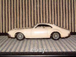 BANDAI FRICTION DRIVE TIN OLDS' TORONADO AMERICAN CAR SERIES WithBOX. WORKING