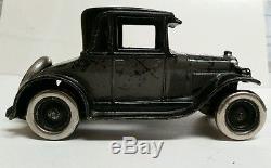 BIG Vintage Model A CAST IRON Toy original paint ARCADE HUBLEY NO RESERVE car