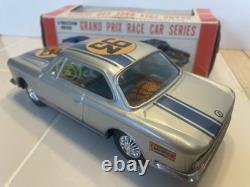 BMW 2000CS Mint In Box Bandai Japan Tin Car 1960s 2800