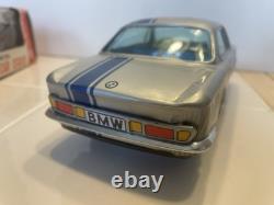 BMW 2000CS Mint In Box Bandai Japan Tin Car 1960s 2800